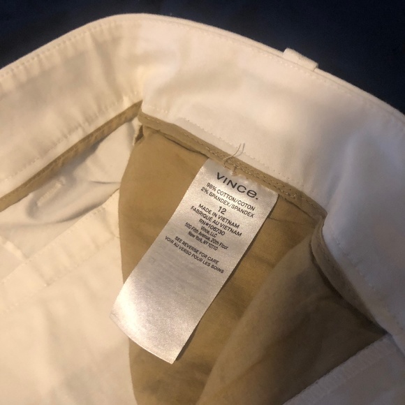 Vince White Pant Size 12 - Picture 3 of 4